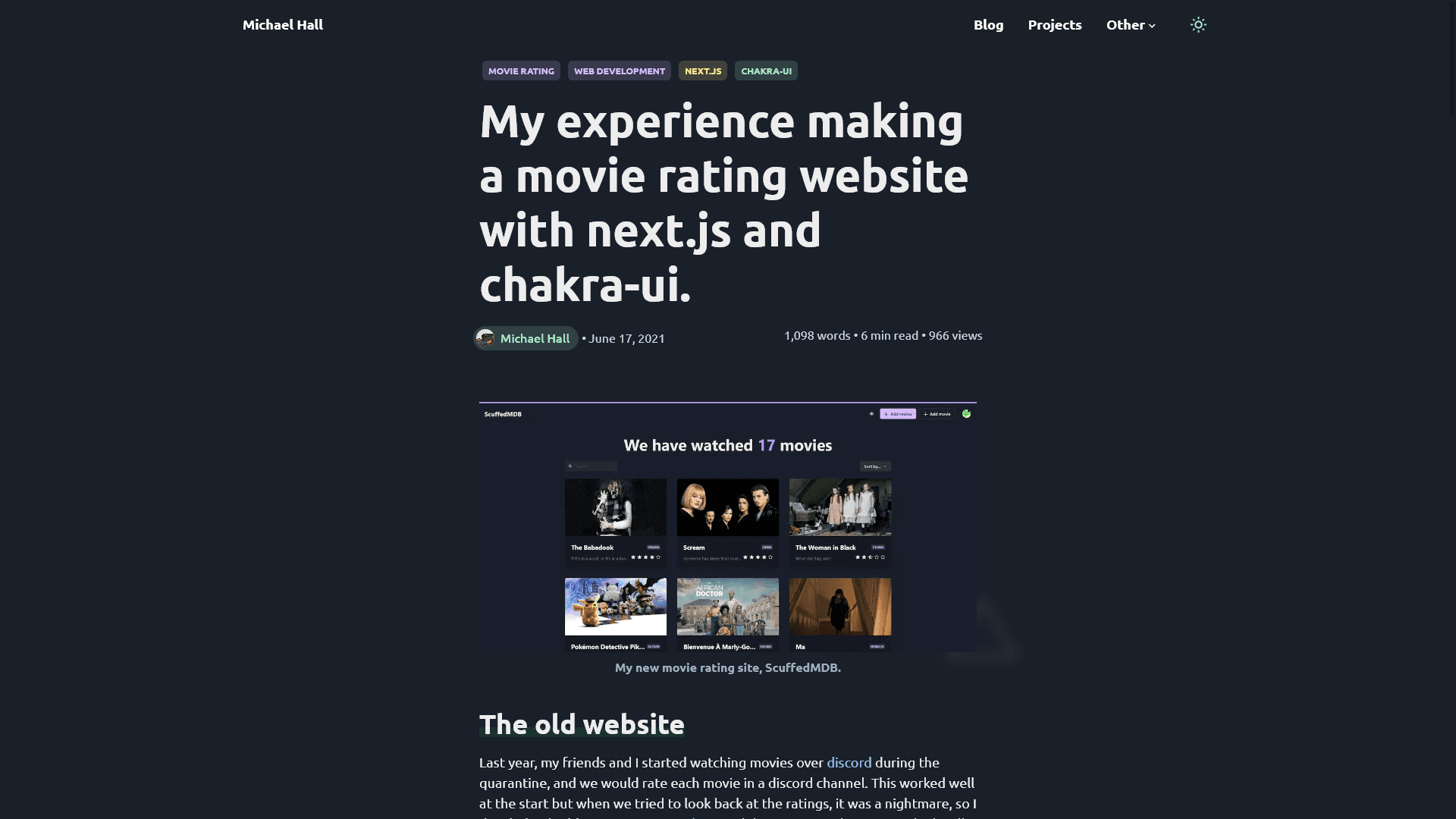 My Website screenshot